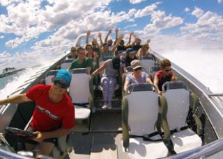 Jet boat thrill ride with Jetbuzz Watersports, Lake Macquarie