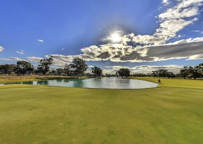 Scenic view of golf course at Mildura Golf Resort, Mildura