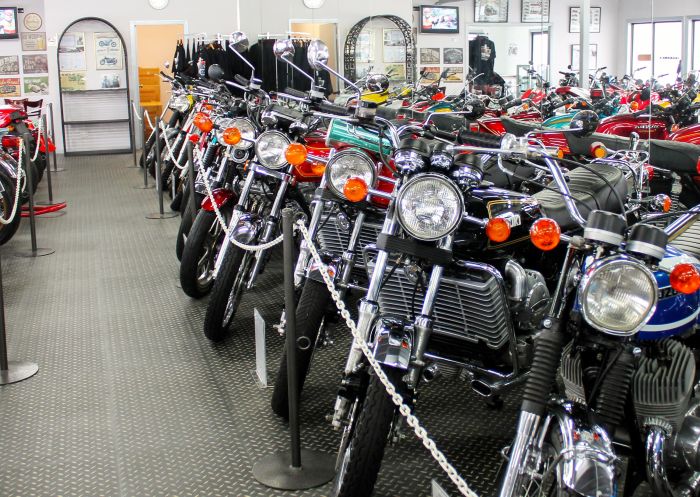Over 50 restored motorcycles from a private collection on display at The Powerhouse Motorcycle Museum, Tamworth