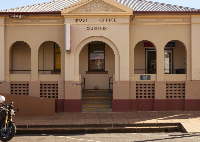 The historic Quirindi Post Office first opened in 1858, Quirindi