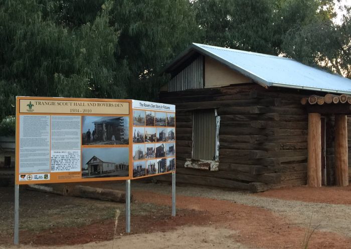 Rovers Den built in the 1930's at the Trangie Wungunja Cultural Centre, Narromine