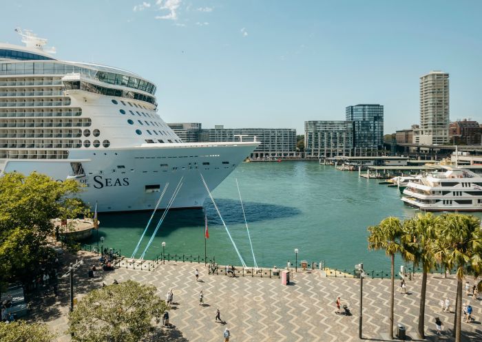 Cruise Ship docked at Sydney Overseas Passenger Terminal, Circular Quay