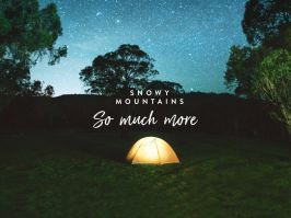 Camping under the stars in the Snowy Mountains