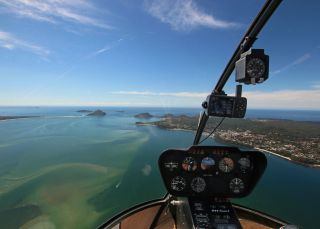 Flying over the coastline with Skyline Aviation, Nelson Bay - Credit: Phil Mobbs | Skyline Aviation