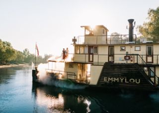 Cruise the river on an iconic paddlesteamer