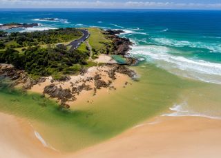 索特爾海灘。圖片來源：科夫斯海岸遊客服務中心