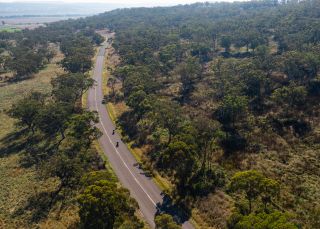 Aerial view of Scenic Drive, Mudgee