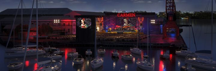 Carmen on Cockatoo Island