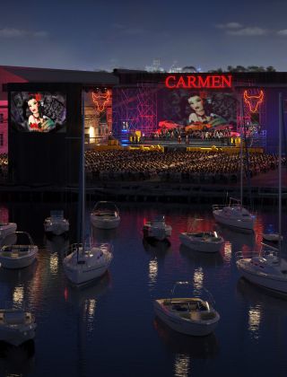 Carmen on Cockatoo Island