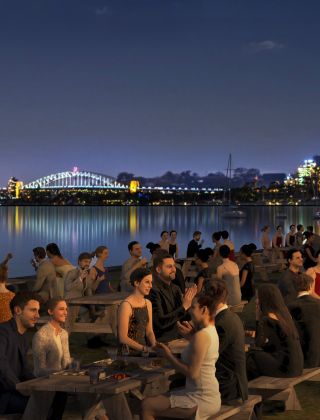 Carmen on Cockatoo Island