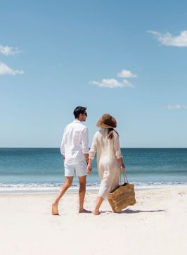 福斯特一英里海滩鸟瞰图