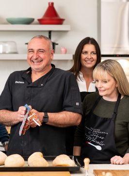  Chef showcasing dish to cooking class, Italian Cooking Experience with Stefano Marvello, Bowral