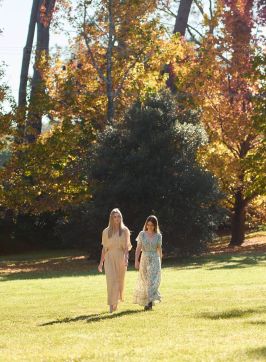 Friends walking, PepperGreen Estate, Berrima