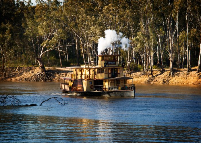 A paddlesteamer on the Murray River - Echuca