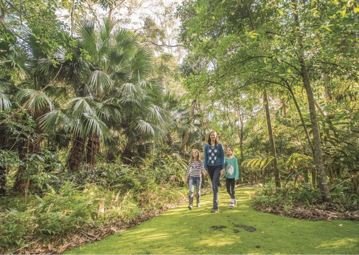 Family enjoying a day out at Booderee National Park and Botanic Gardens in Jervis Bay