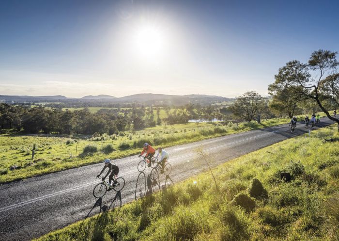 Road cyclists competing in the Bowral Classic in Bowral, Southern Highlands - Credit: Beardy McBeardy