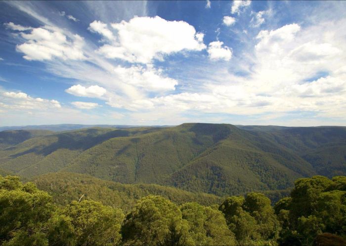 View of Barrington Tops wilderness from Thunderbolts Lookout, NSW, Australia