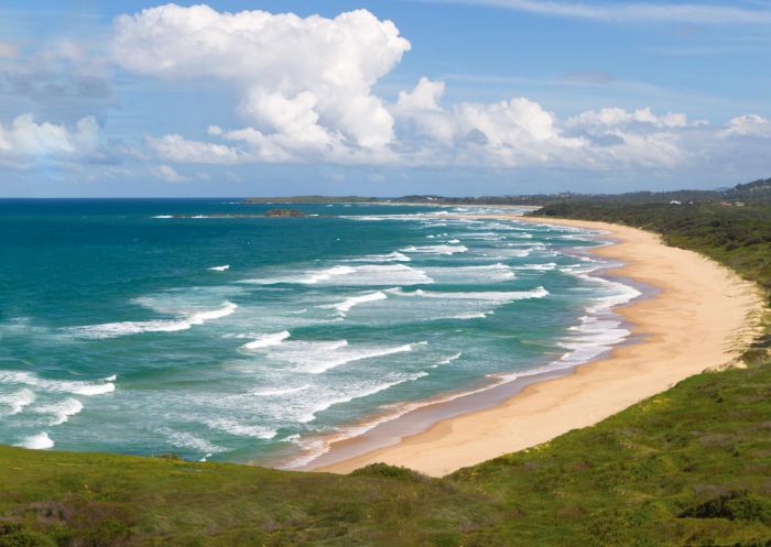 The view from Woolgoolga Headland looking across Coffs Coast Regional Park. - Credit: Rob Cleary | National Parks