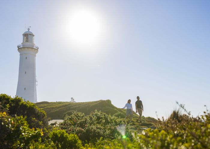 A couple exploring around Green Cape Lighthouse, Beowa National Park