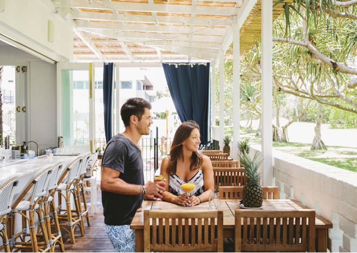 Paper Daisy restaurant located within boutique hotel Halcyon House, Cabarita Beach.