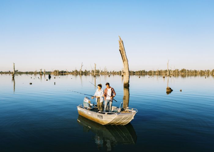 Fishing on Lake Mulwala - The Murray