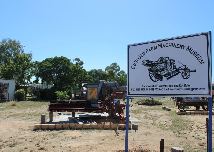 Ed's Old Farm Machinery Museum in Henty, The Murray