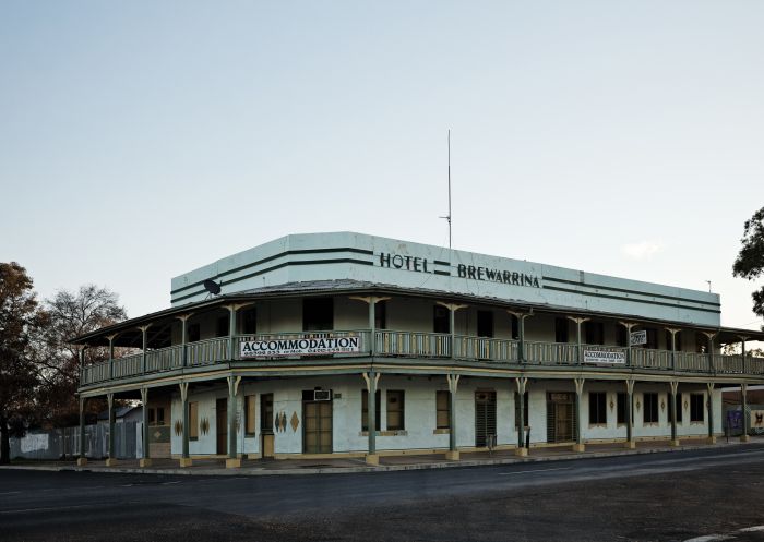 Street view of Hotel Brewarrina in Outback NSW