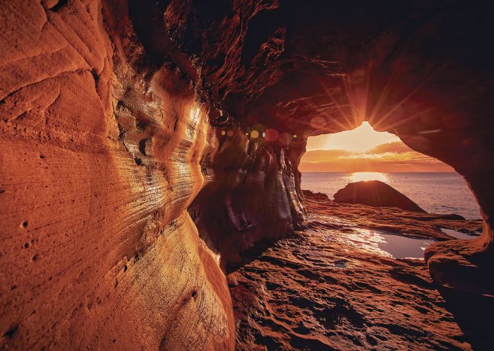Queenscliff Tunnel also known as The Wormhole at sunrise, Manly