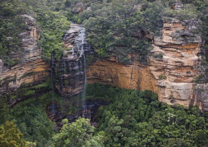 The scenic Wentworth Falls, Leura in the Blue Mountains