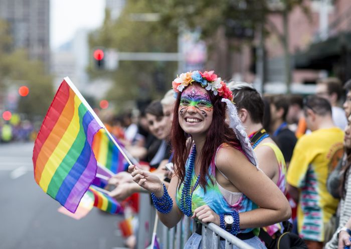 Sydney Gay and Lesbian Mardi Gras parade, Oxford Street Sydney 2014