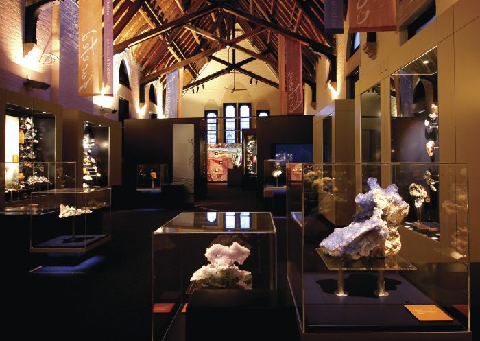 Minerals Gallery at the Australian Mineral and Fossil Museum, Bathurst 