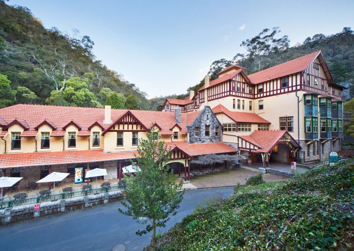 Jenolan Caves House historic hotel at Jenolan Caves in Lithgow, Blue Mountains