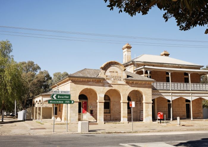 The historic Wilcannia Post Office, erected in 1880