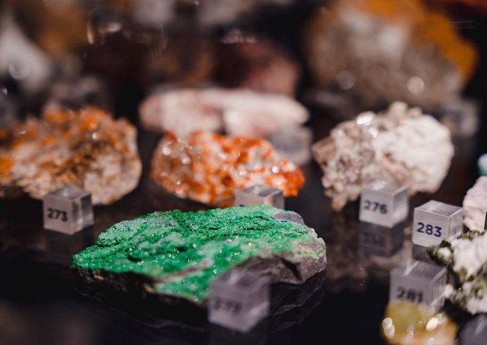 Part of the Adrian Smith Mineral Collection. Tweed Regional Museum, Murwillumbah - Credit: Dave Kan, Tweed Regional Museum