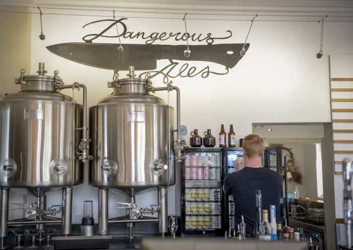 Dangerous Ales Brewery in the Milton Hotel - Credit: Katie Rivers
