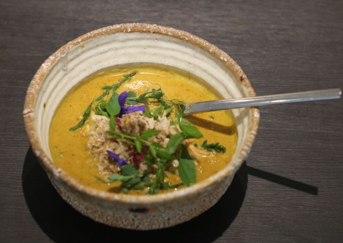 Southern crab curry at Paste in Mittagong, Southern Highlands