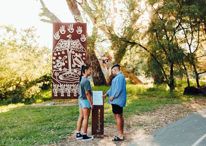 Wagirra Trail and Yindyamarra Sculpture Walk in West Albury, Murray, Country NSW