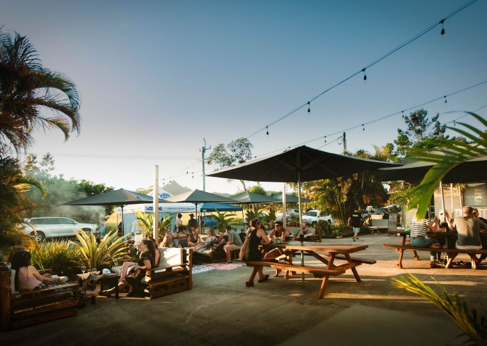 Wandana Brewing Co, craft brewery beer garden,  Byron hinterland