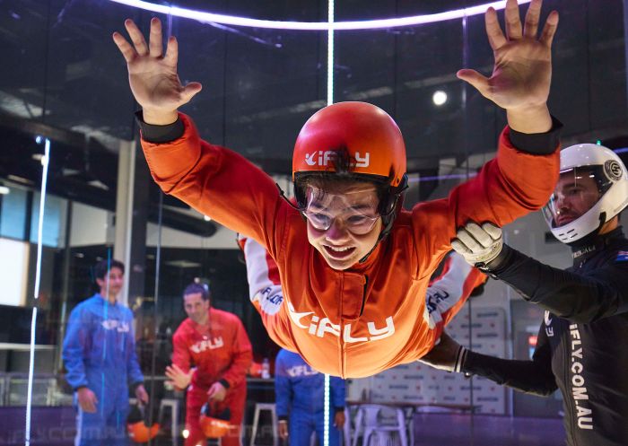 Indoor skydiving at iFly Downunder, Penrith