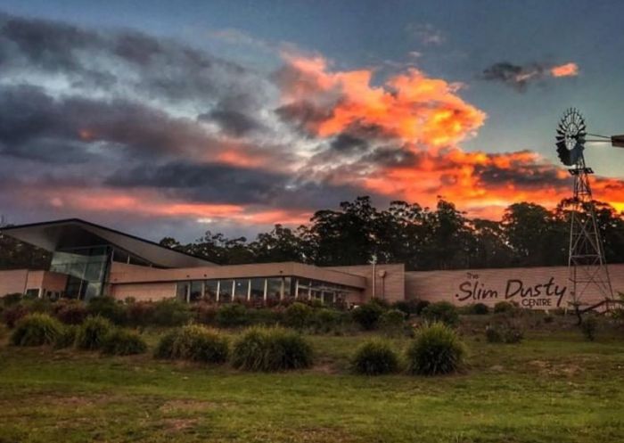 Sunset at the Slim Dusty Centre, South Kempsey 