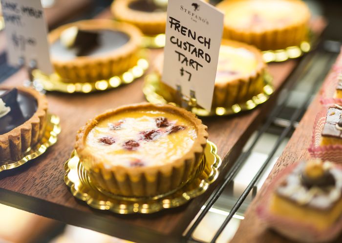 French custard tart at Stefano's cafe, Mildura - Credit: Visit Victoria