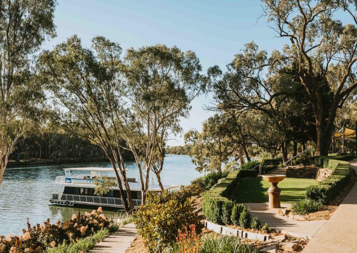 On the banks of The Murray, outside Trentham Estate Winery - Credit: Trentham Estate
