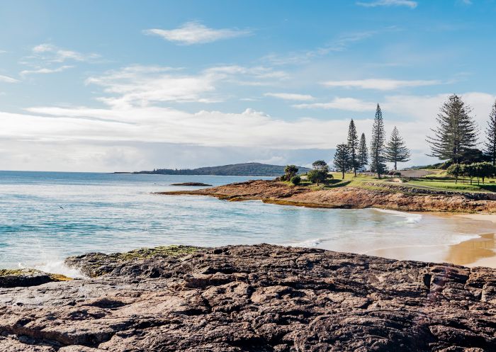 Scenic coastal views from Horseshoe Bay Beach, South West Rocks
