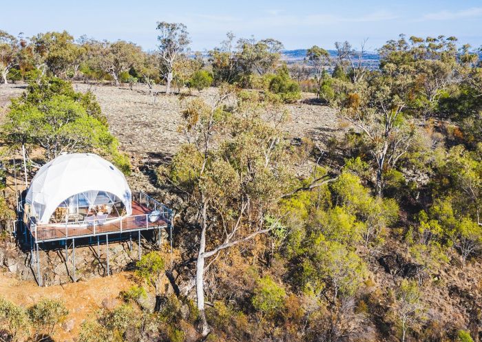 Offering guests a unique experience of privacy and solitude at Faraway Domes, Warialda