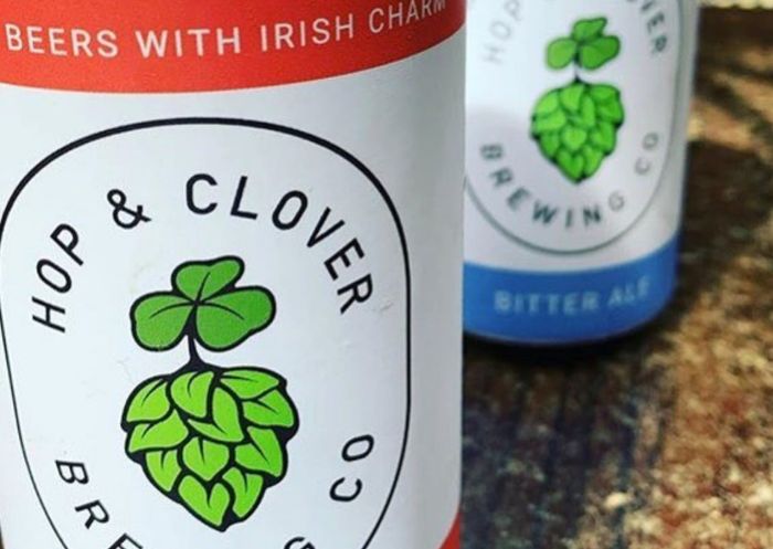 Beer cans Hop & Clover Brewing Co - Mudgee