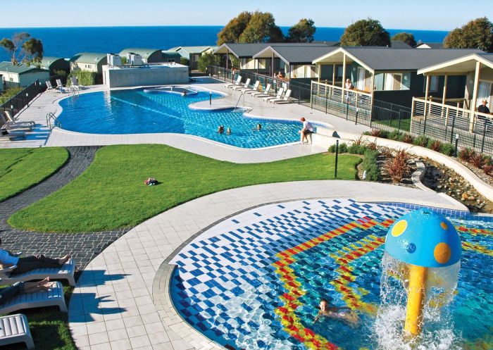 Merimbula Beach Holiday Park pool to coast in Merimbula, Merimbula & Sapphire Coast