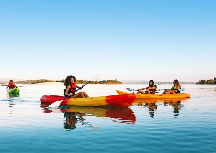 Kayaking on Lake Macquarie with Jetbuzz Watersports, Lake Macquarie 