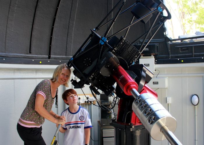 View through a large 17" telescope at Dubbo Observatory, Dubbo