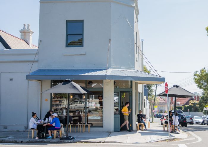 Exterior view of the cafe at Cornersmith, Annandale