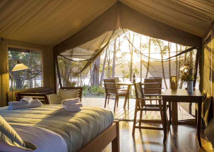 Luxury tent, Tanja Lagoon Camp, Tanja - Credit: David Rogers | Tanja Lagoon Camp